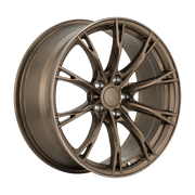 Dorimm DR-0023 Satin Bronze forged wheel, near-front three-quarter studio view