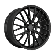 Dorimm DR-0031 Matte Black forged wheel, near-front three-quarter studio view