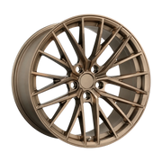 Dorimm DR-0031 Satin Bronze forged wheel, near-front three-quarter studio view