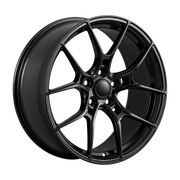 Dorimm DR-0047 Gloss Black forged wheel, near-front three-quarter studio view