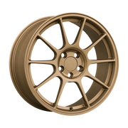 Dorimm DR-0078 Satin Bronze forged wheel, near-front three-quarter studio view