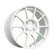 Dorimm DR-0078 White forged wheel, near-front three-quarter studio view
