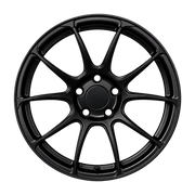 Dorimm DR-0079 Gloss Black forged wheel, near-front three-quarter studio view