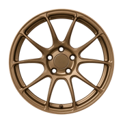 Dorimm DR-0079 Satin Bronze forged wheel, near-front three-quarter studio view