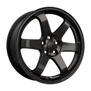 Dorimm DR-0081 Gloss Black forged wheel, near-front three-quarter studio view