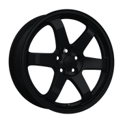 Dorimm DR-0081 Matte Black forged wheel, near-front three-quarter studio view