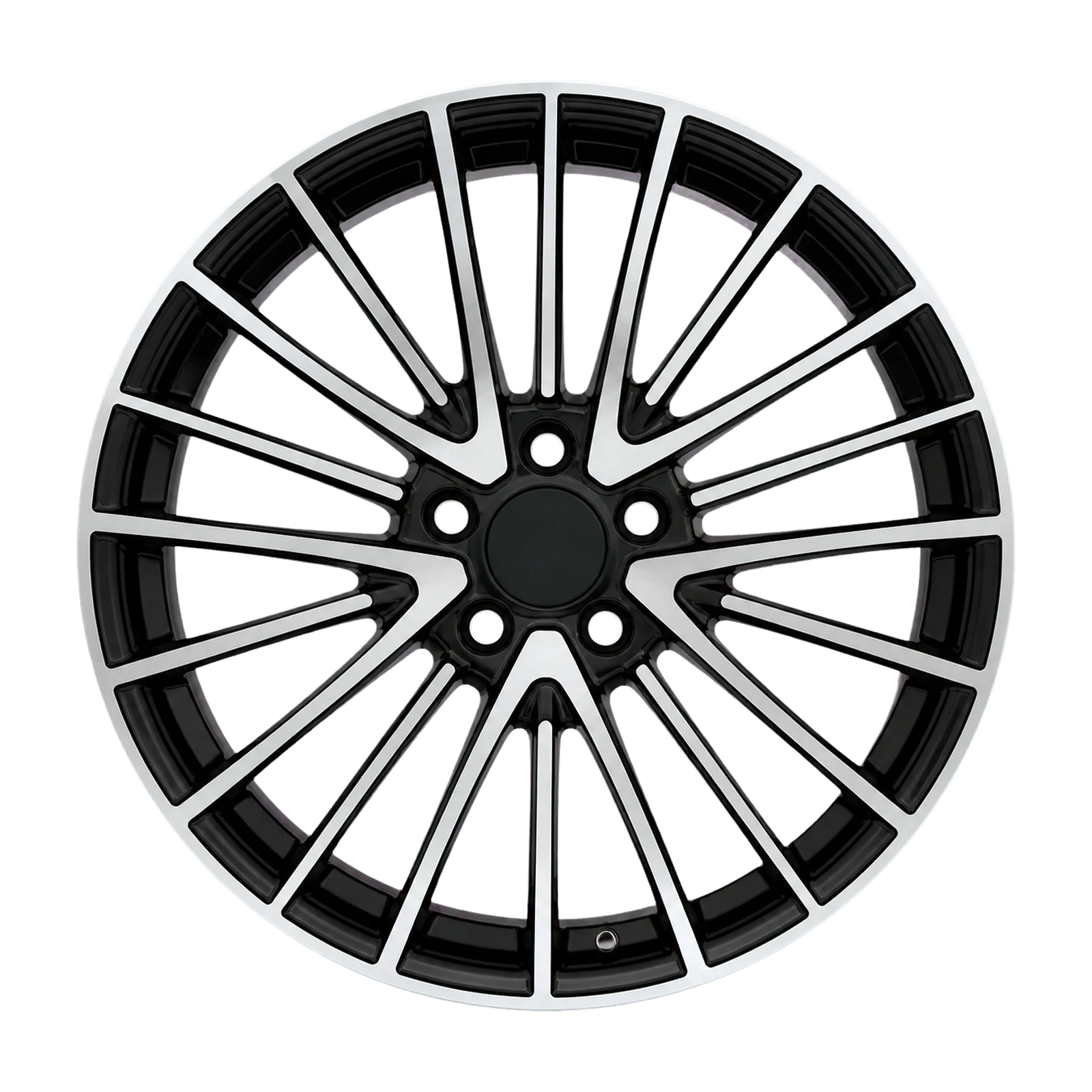 Dorimm DR-0262 Black Machined forged wheel, near-front three-quarter studio view