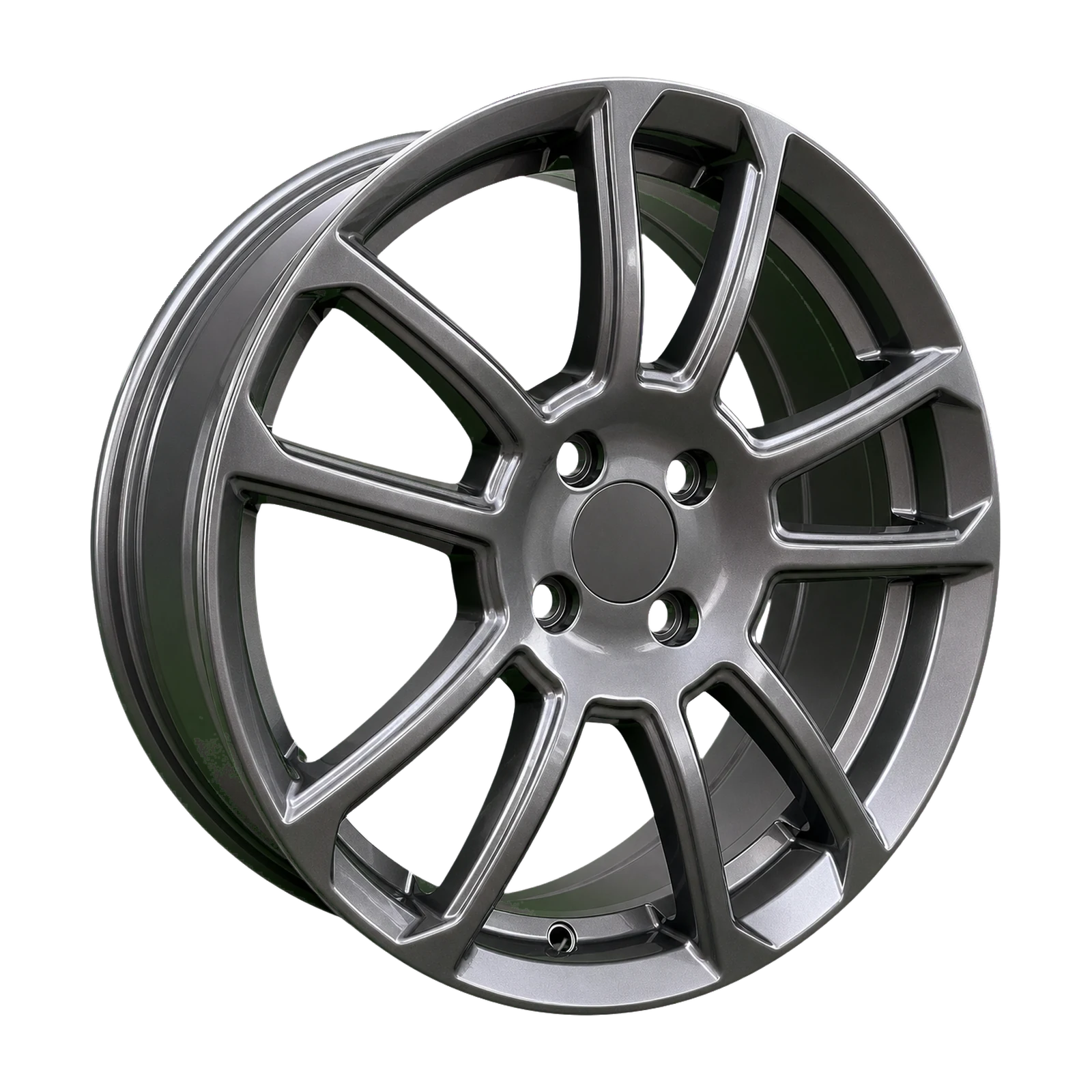 Dorimm DR-0271 Gunmetal forged wheel, near-front three-quarter studio view
