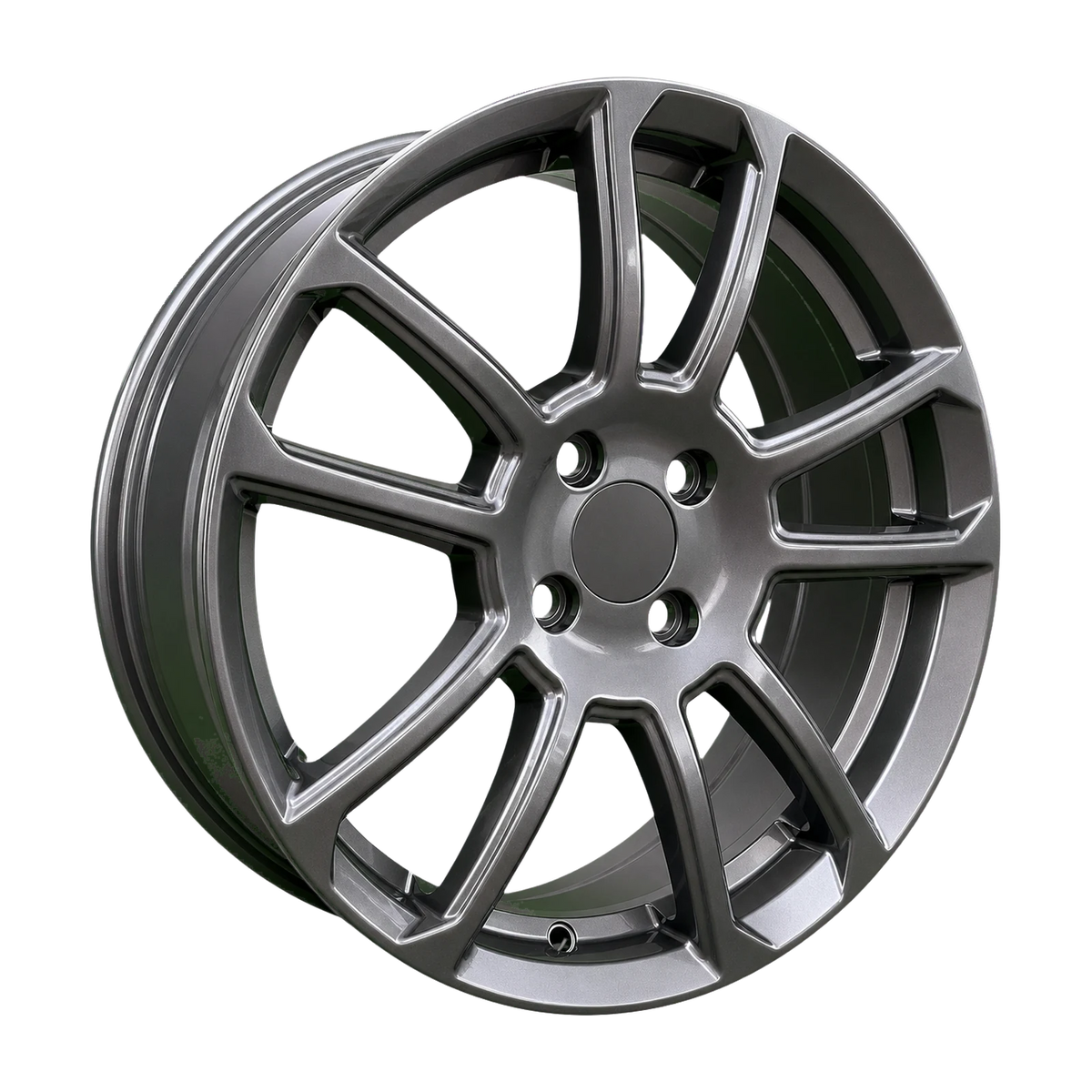 Dorimm DR-0271 Gunmetal forged wheel, near-front three-quarter studio view