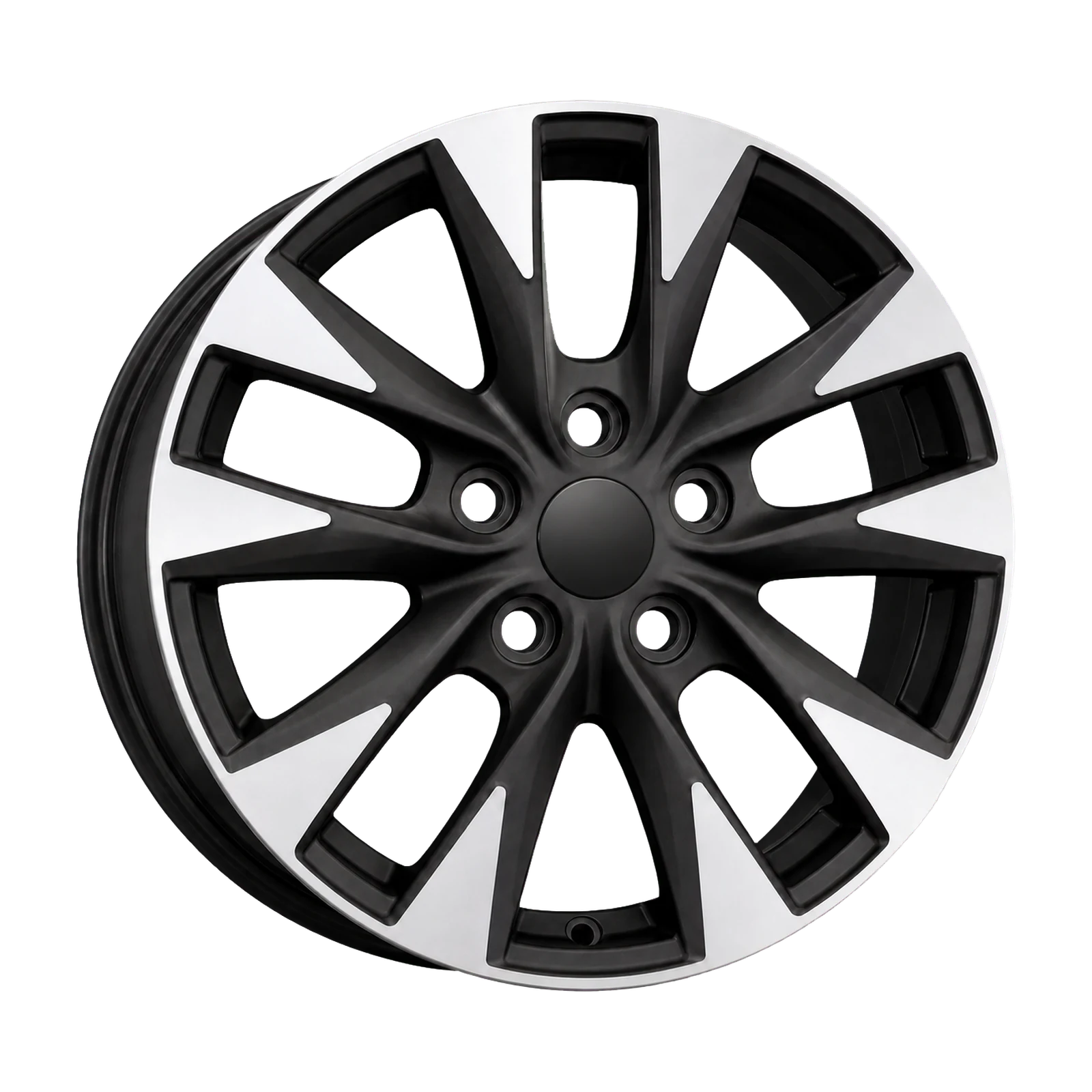 Dorimm DR-0305 Black Machined forged wheel, near-front three-quarter studio view