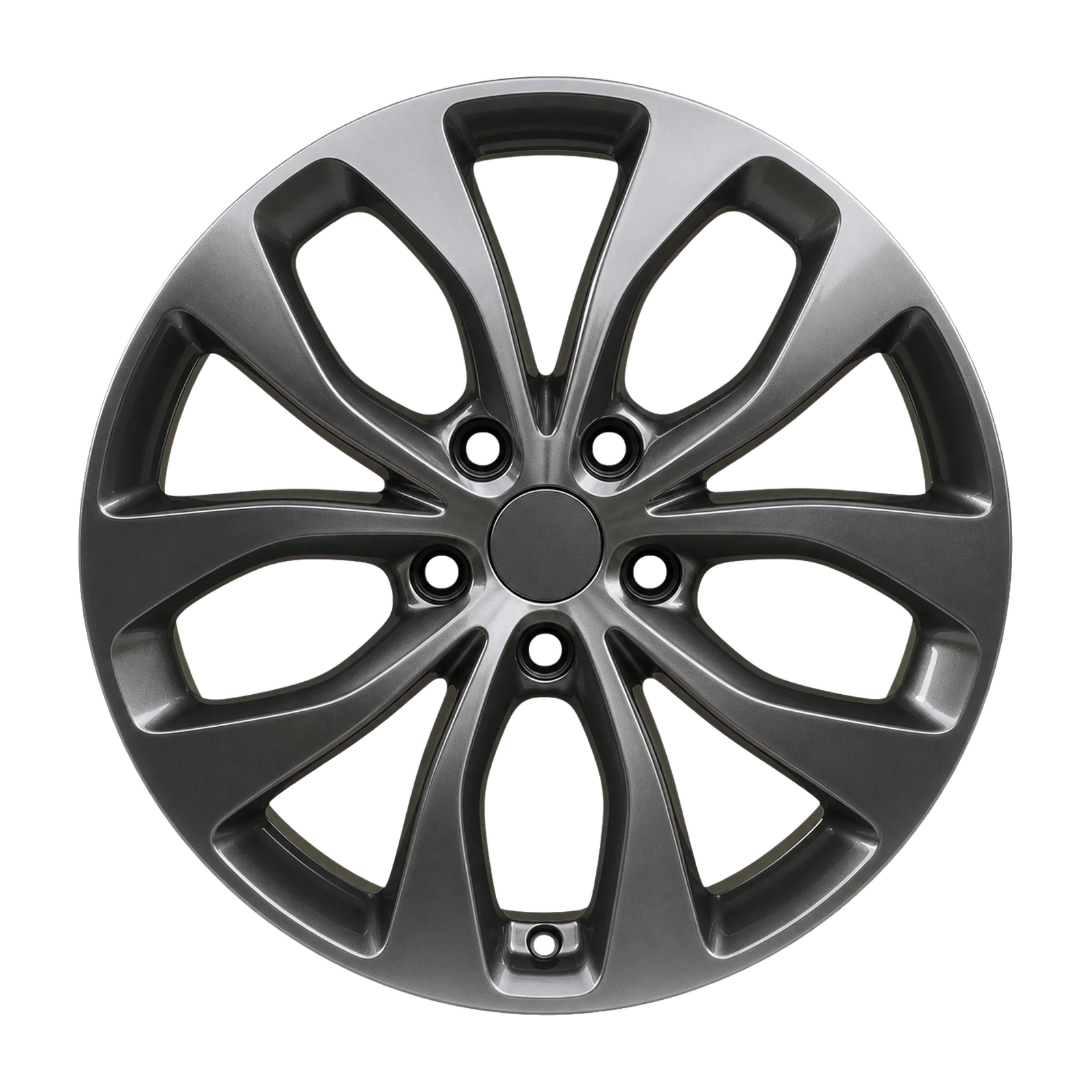 Dorimm DR-0315 Gunmetal forged wheel, near-front three-quarter studio view