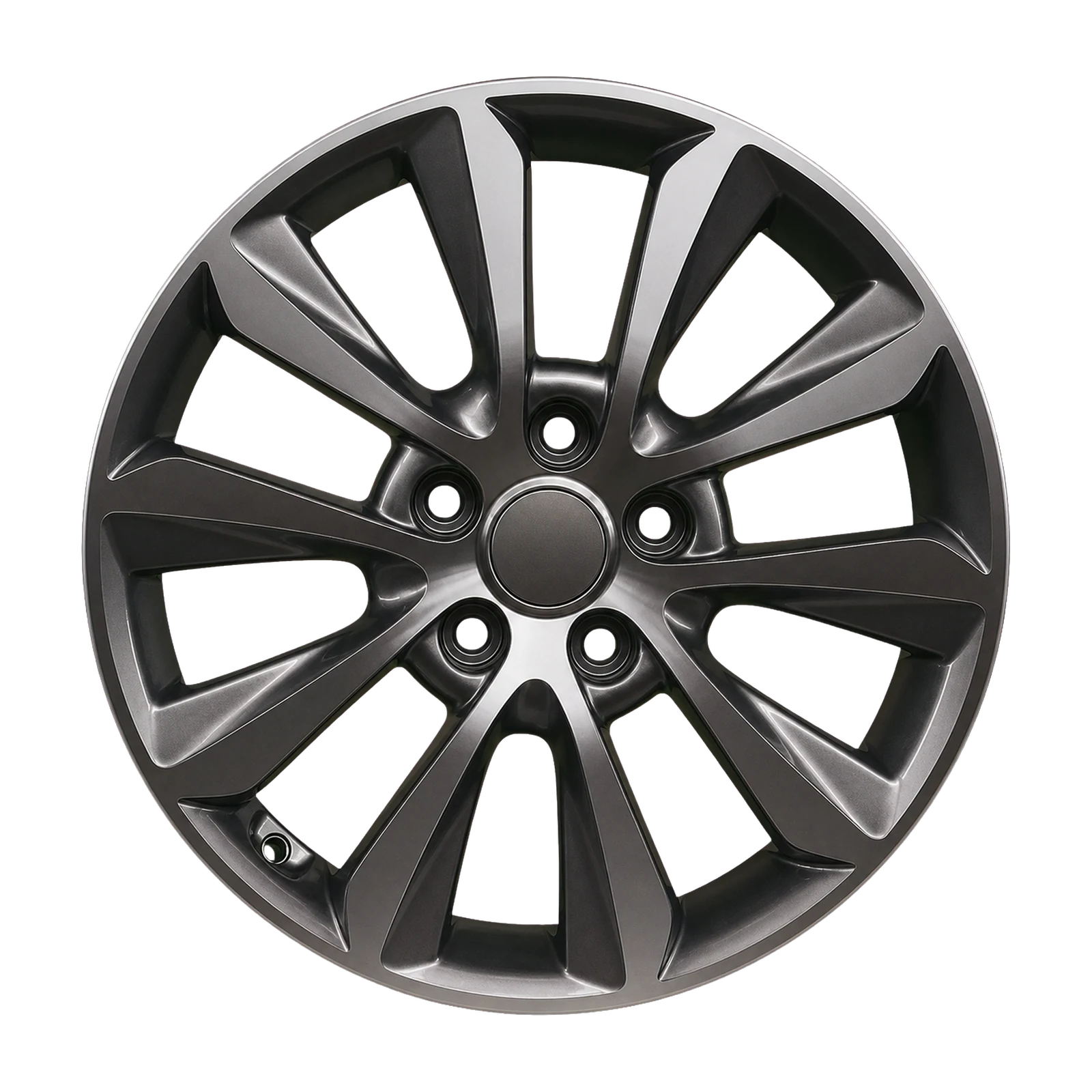 Dorimm DR-0323 Gunmetal forged wheel, near-front three-quarter studio view