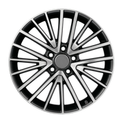 Dorimm DR-0335 Black Machined forged wheel, near-front three-quarter studio view