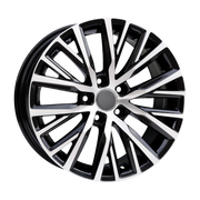 Dorimm DR-0343 Black Machined forged wheel, near-front three-quarter studio view