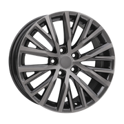 Dorimm DR-0343 Gunmetal forged wheel, near-front three-quarter studio view