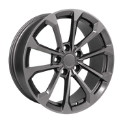 Dorimm DR-0382 Gunmetal forged wheel, near-front three-quarter studio view