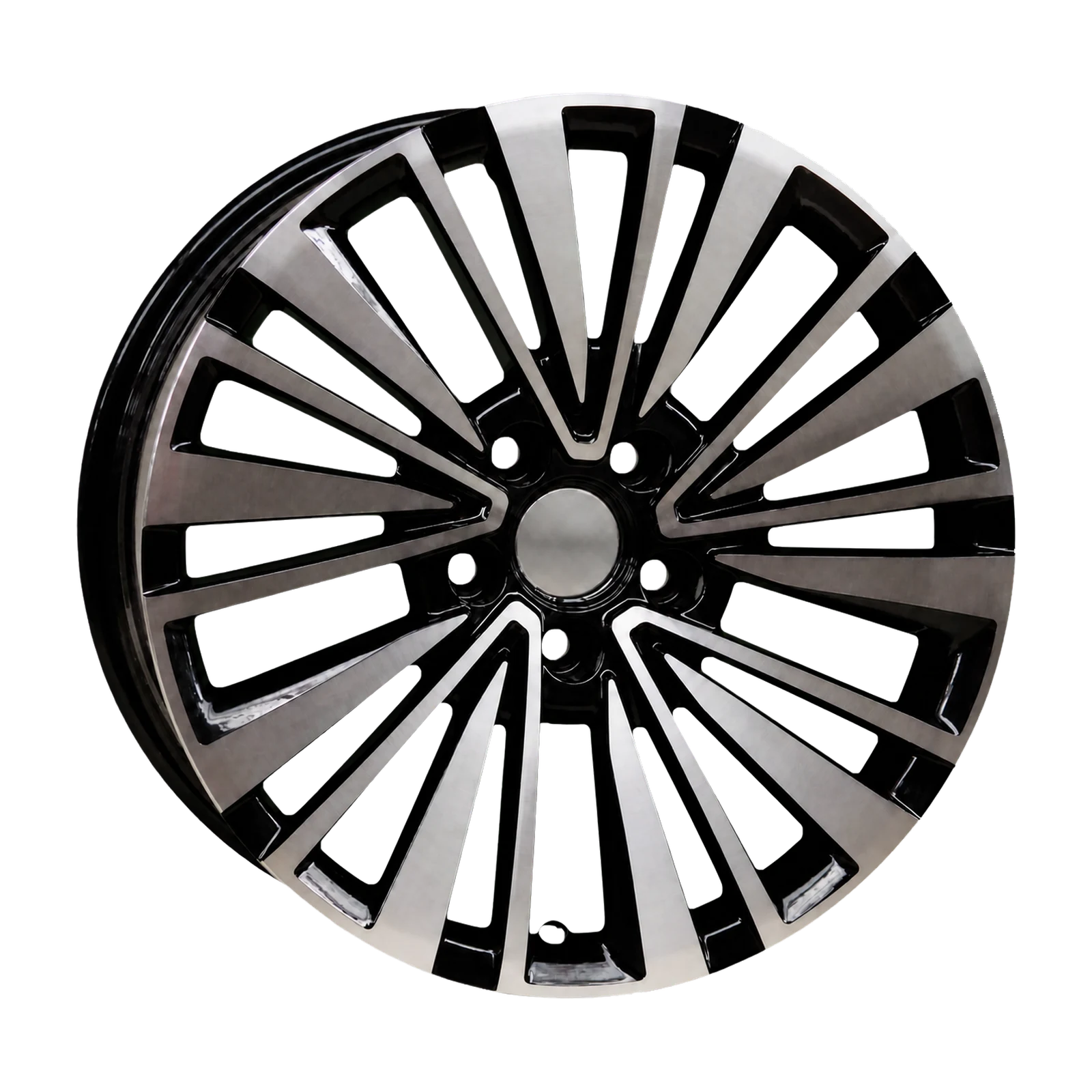 Dorimm DR-0406 Black Machined forged wheel, near-front three-quarter studio view