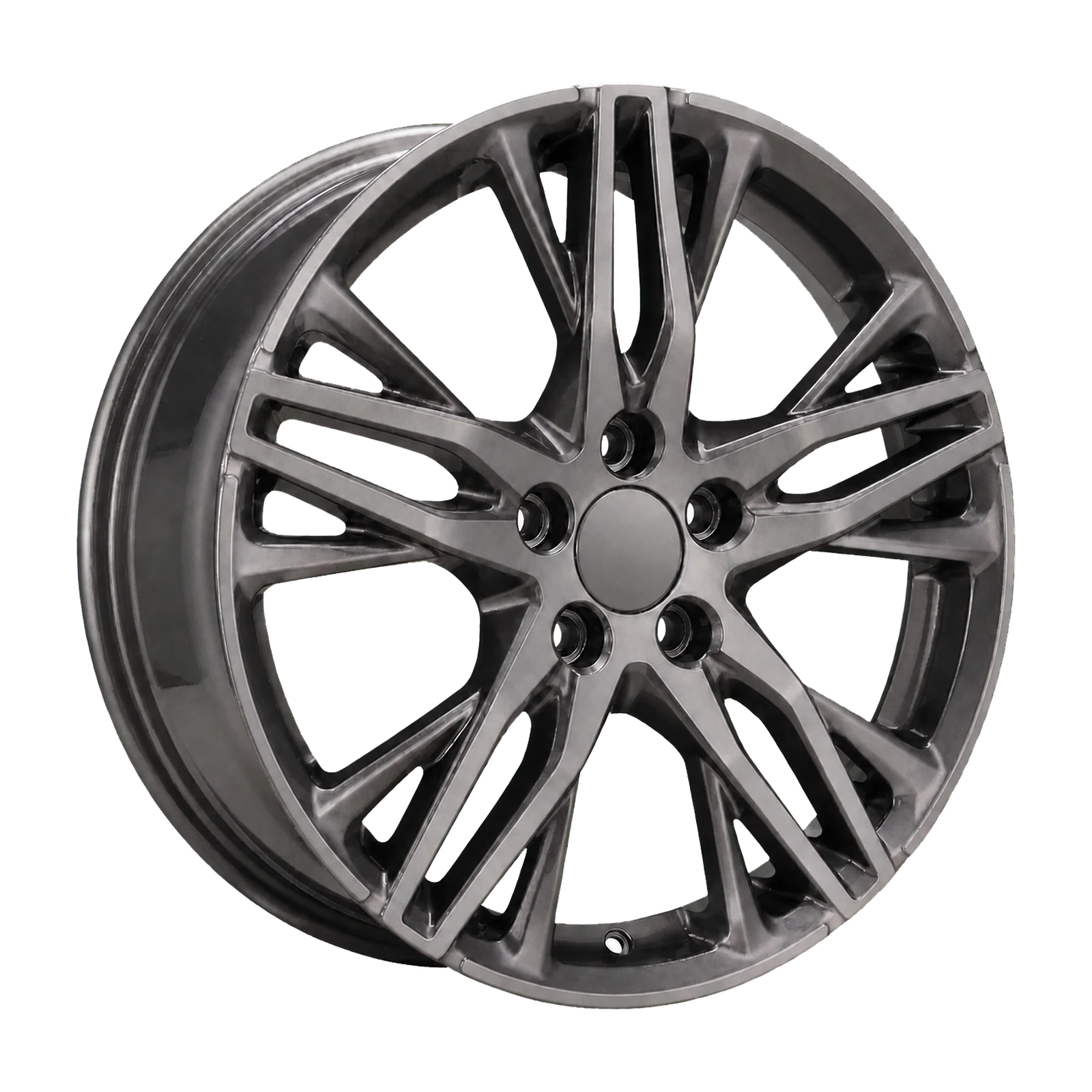 Dorimm DR-0442 Gunmetal forged wheel, near-front three-quarter studio view