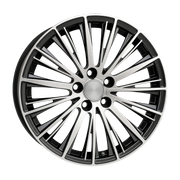Dorimm DR-0505 Black Machined forged wheel, near-front three-quarter studio view