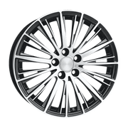 Dorimm DR-0505 Chrome / Polished forged wheel, near-front three-quarter studio view