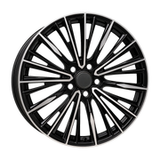 Dorimm DR-0507 Black Machined forged wheel, near-front three-quarter studio view