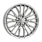 Dorimm DR-0519 Chrome / Polished forged wheel, near-front three-quarter studio view