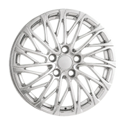 Dorimm DR-0520 Chrome / Polished forged wheel, near-front three-quarter studio view