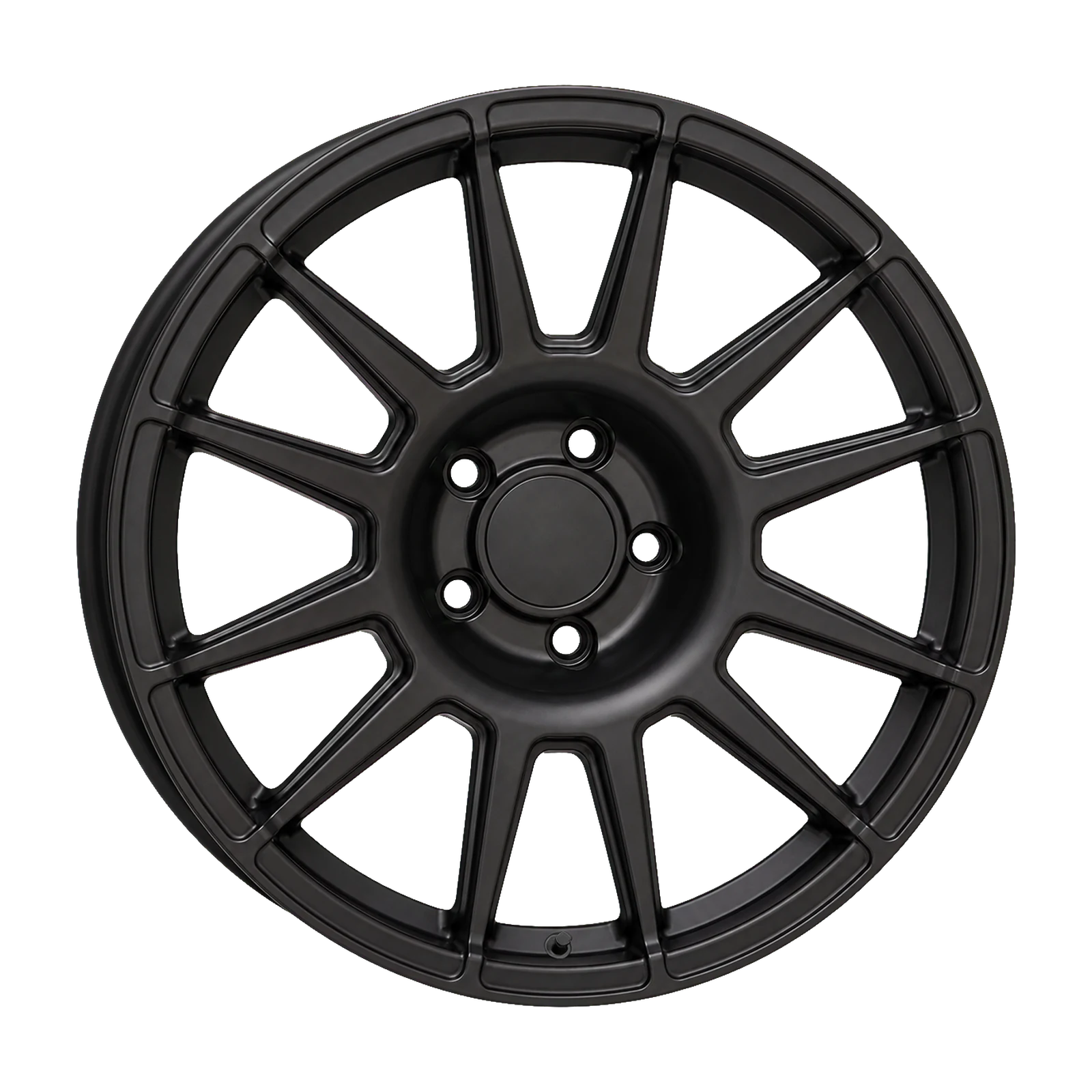 Dorimm DR-0532 Matte Black forged wheel, near-front three-quarter studio view