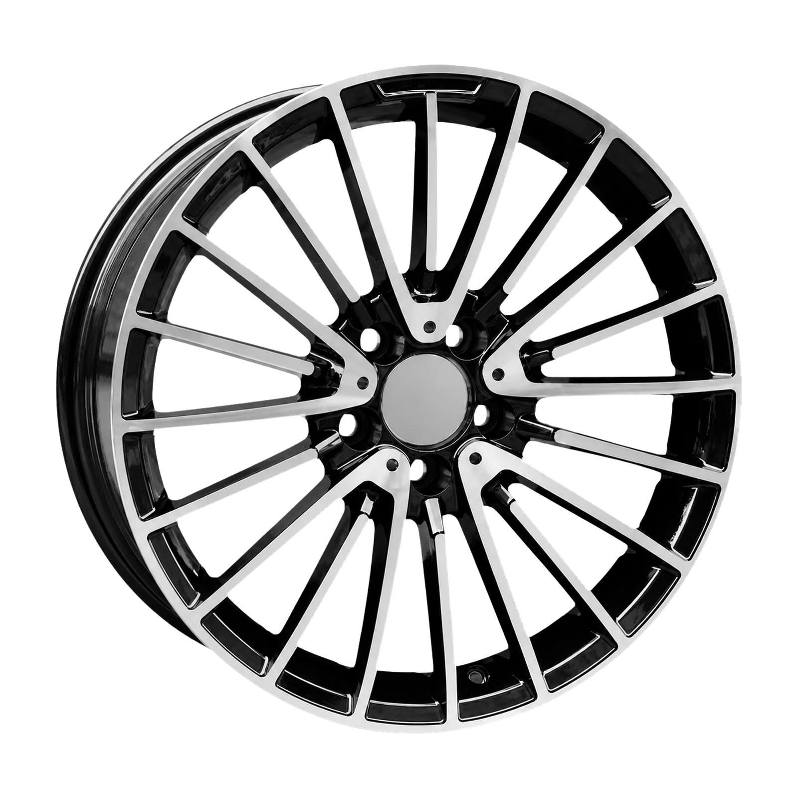 Dorimm DR-0573 Black Machined forged wheel, near-front three-quarter studio view