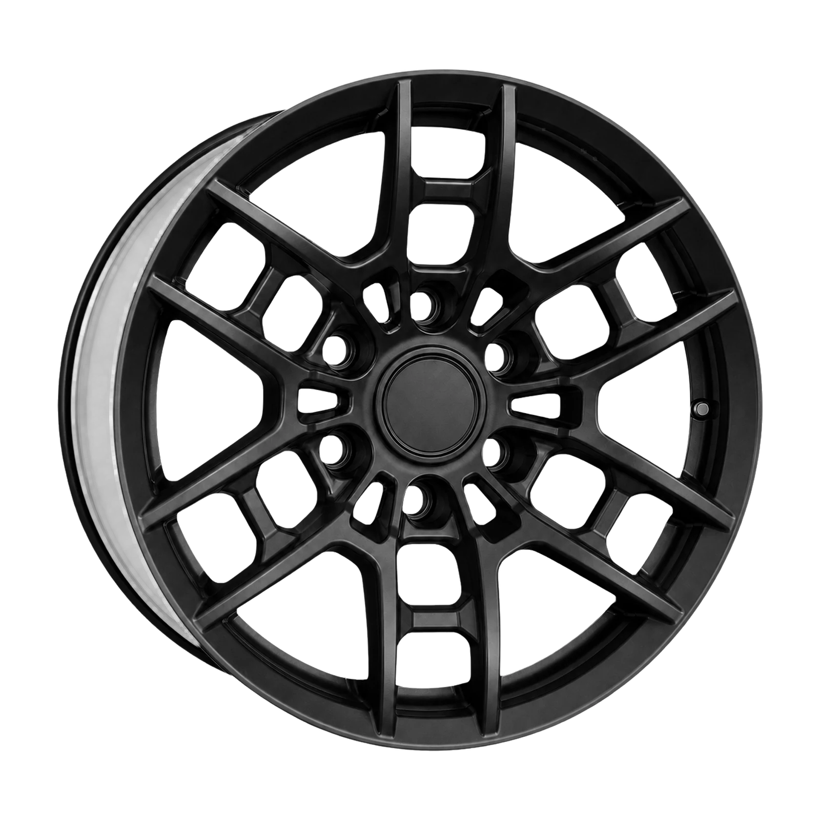 Dorimm DR-0602 Matte Black forged wheel, near-front three-quarter studio view