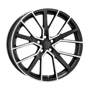 Dorimm DR-0605 Black Machined forged wheel, near-front three-quarter studio view