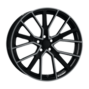 Dorimm DR-0605 Gloss Black forged wheel, near-front three-quarter studio view