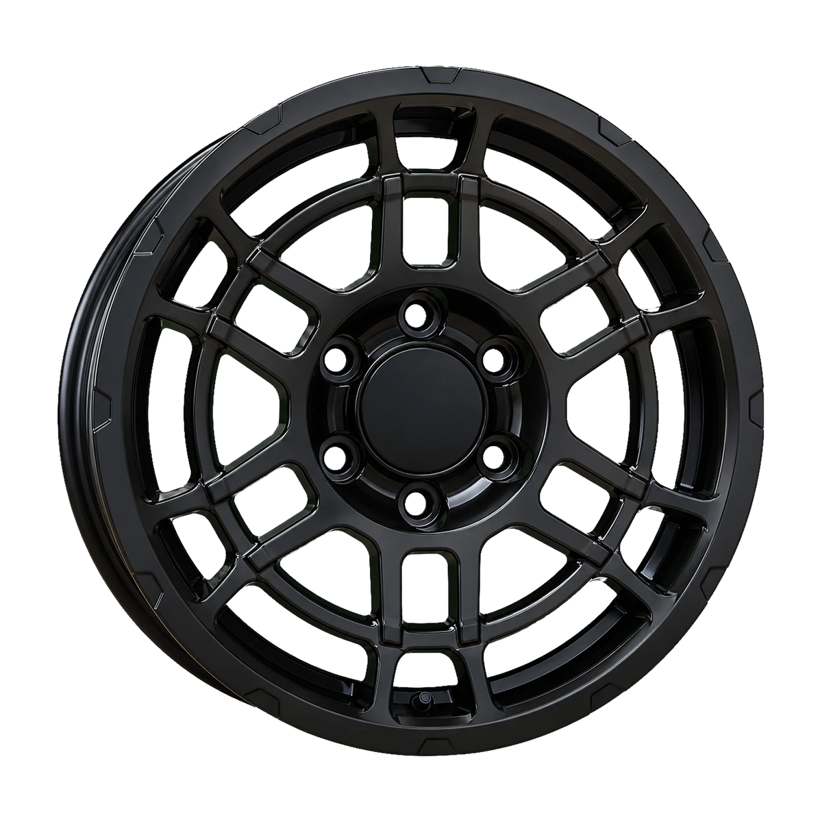 Dorimm DR-0699 Gloss Black forged wheel, near-front three-quarter studio view