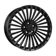 Dorimm DR-0704 Gloss Black forged wheel, near-front three-quarter studio view