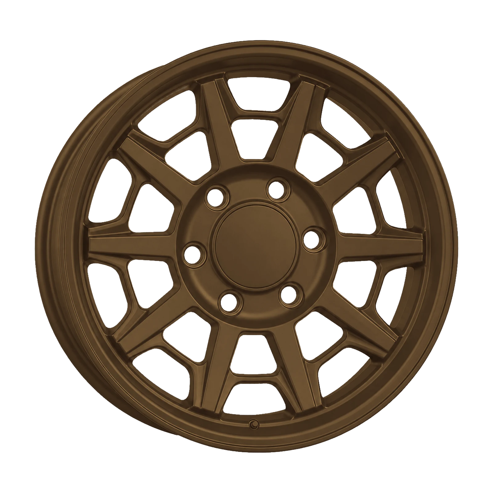 Dorimm DR-0731 Satin Bronze forged wheel, near-front three-quarter studio view