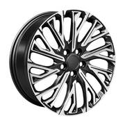 Dorimm DR-0739 Black Machined forged wheel, near-front three-quarter studio view
