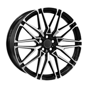 Dorimm DR-0789 Black Machined forged wheel, near-front three-quarter studio view