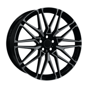 Dorimm DR-0789 Gloss Black forged wheel, near-front three-quarter studio view