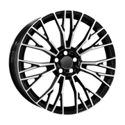 Dorimm DR-0790 Black Machined forged wheel, near-front three-quarter studio view