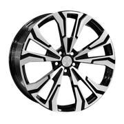 Dorimm DR-0815 Black Machined forged wheel, near-front three-quarter studio view