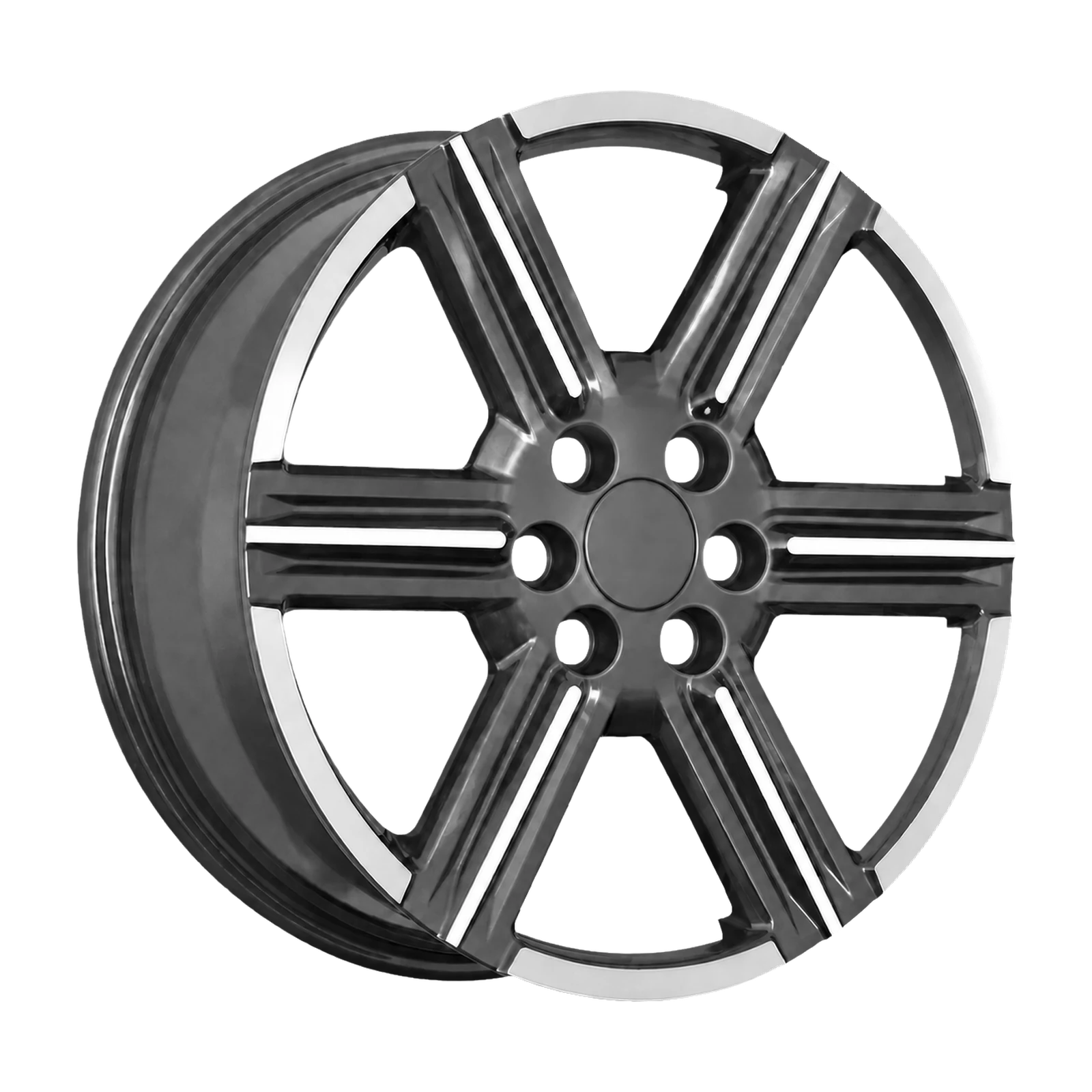 Dorimm DR-0831 Gunmetal forged wheel, near-front three-quarter studio view