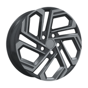 Dorimm DR-0850 Gunmetal forged wheel, near-front three-quarter studio view