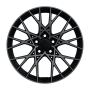 Dorimm DR-0854 Gloss Black forged wheel, near-front three-quarter studio view
