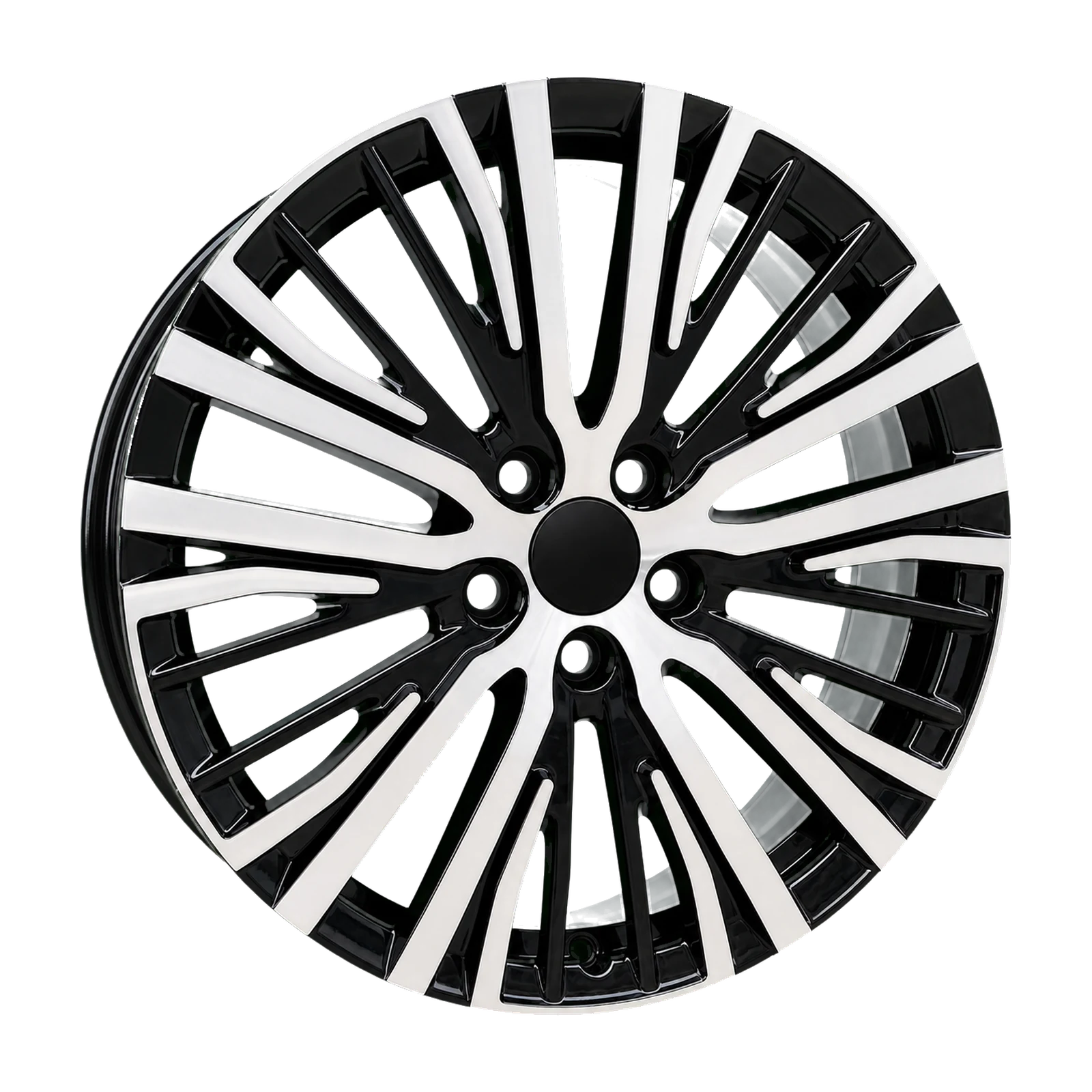 Dorimm DR-0868 Black Machined forged wheel, near-front three-quarter studio view