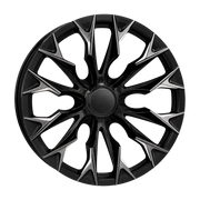 Dorimm DR-0874 Black Machined forged wheel, near-front three-quarter studio view