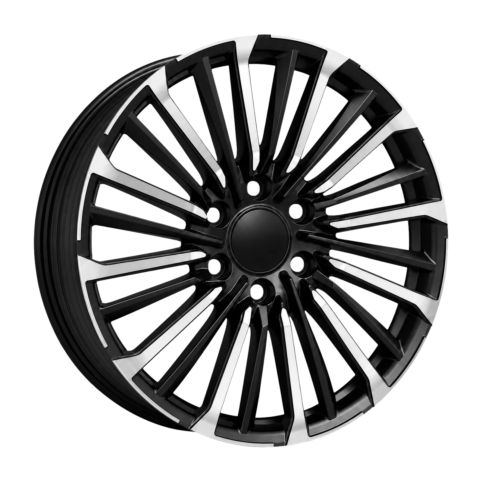 Dorimm DR-0911 Black Machined forged wheel, near-front three-quarter studio view
