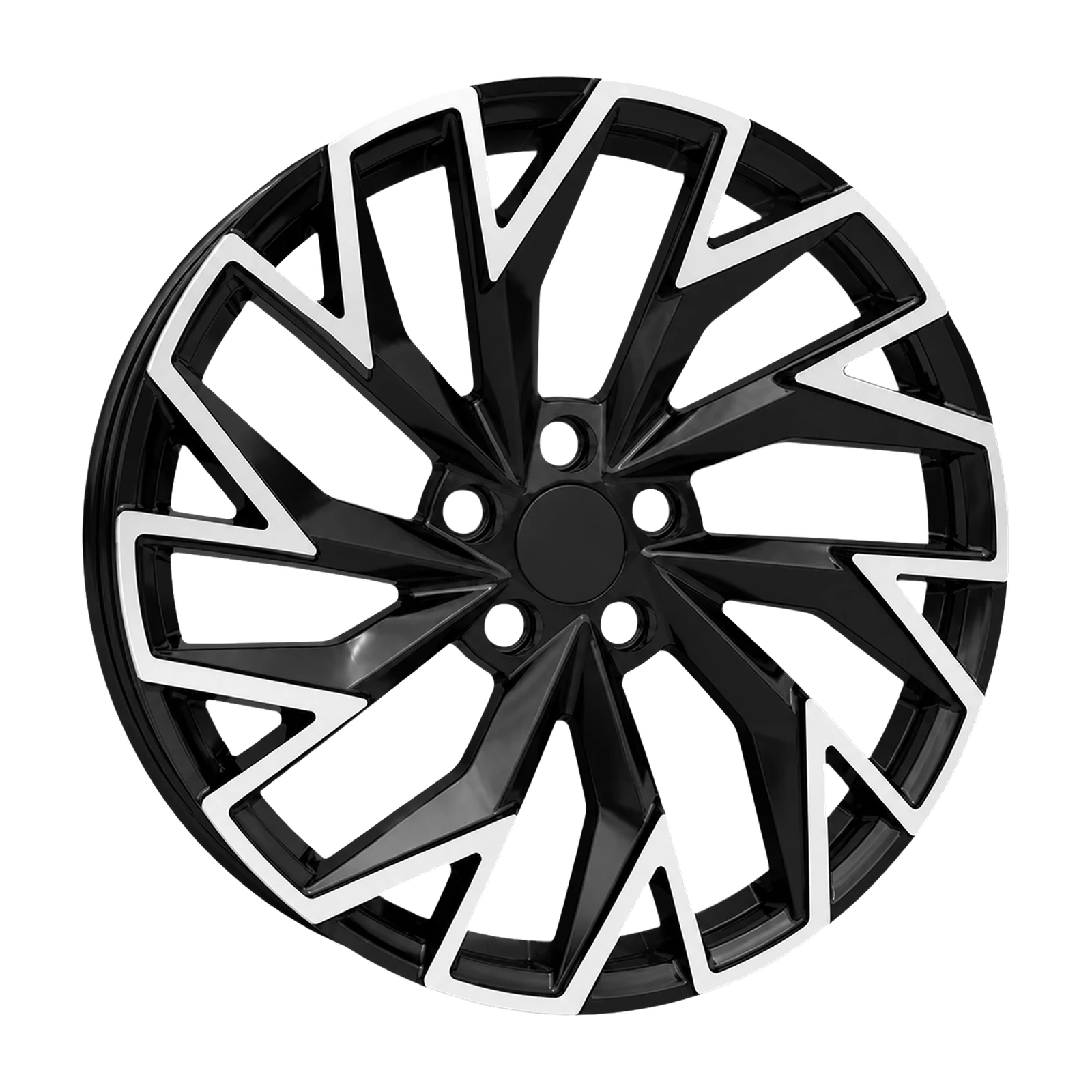 Dorimm DR-0913 Black Machined forged wheel, near-front three-quarter studio view