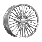 Dorimm DR-0920 Chrome / Polished forged wheel, near-front three-quarter studio view