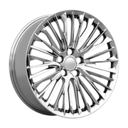 Dorimm DR-0921 Chrome / Polished forged wheel, near-front three-quarter studio view