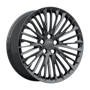 Dorimm DR-0921 Gloss Black forged wheel, near-front three-quarter studio view